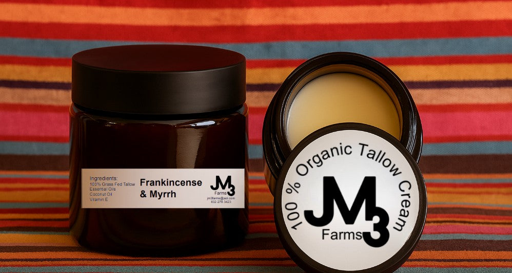 Frankincense & Myrrh Tallow Cream - 2oz