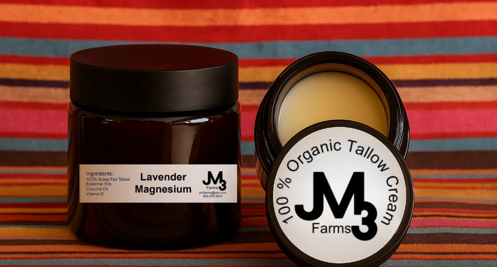 Lavender Magnesium Tallow Cream - 2oz
