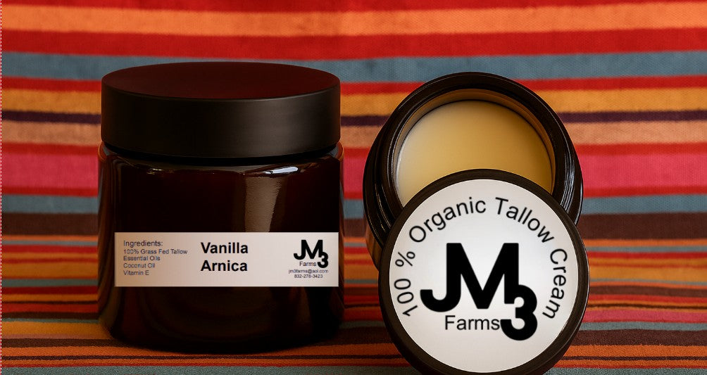 Vanilla Arnica Tallow Cream - 2oz