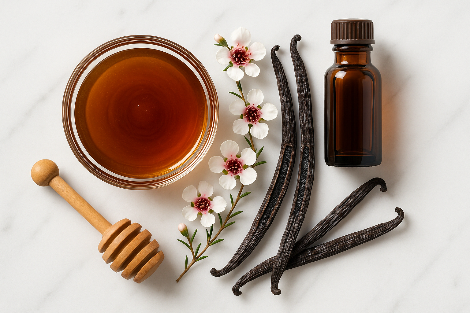 ingredients - vanilla manuka honey